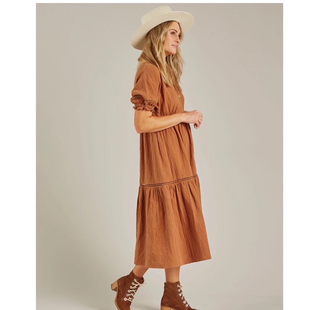 Rylee + Cru - Mandi Dress - Rust